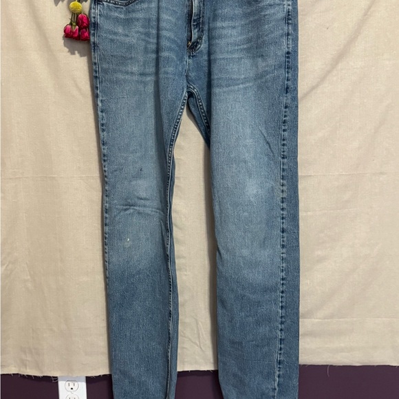 Lee Men's Relaxed Fit Jeans in Blue - Picture 1 of 5